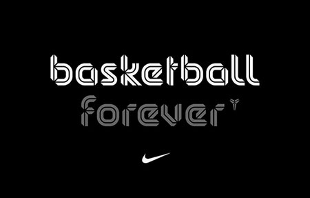 A custom font for NBA superstar Kobe Bryant